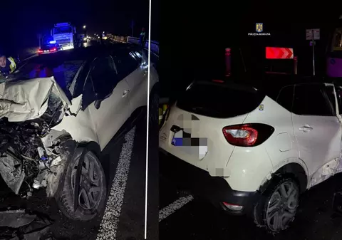 Șoferiță moartă pe loc în mașina pe care o furase și în care mai înainte a tras poliția, în Caraș-Severin