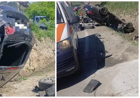 Accident rutier cu 7 victime în comuna Corbița, Vrancea