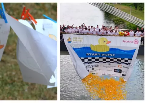 Oradea găzduiește Cursa Rățuștelor pe 1 iunie. Evenimentul caritabil implică lansarea a 10.000 de rățuște din plastic pe Crișul Repede