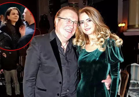 Cum a apărut Alina, văduva lui Gabriel Cotabiță, la 6 luni de la moartea artistului. Nu a renunțat la doliu și a fost surprinsă plângând