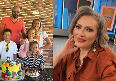 Imagini nevăzute până acum din grădina vilei Mirelei Vaida. La Snagov are casă cu teren de baschet pentru copii, dar și o piscină