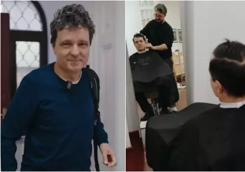 Cât costă să te tunzi ca Nicușor Dan. O „ședință” completă la frizerul președintelui durează peste o oră: „El se ocupă de look-ul meu”