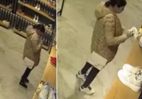 O bucureșteancă și-a lăsat pantofii vechi și a plecat cu cei noi fără să plătească. Magazinul păgubit face haz de necaz: „Codul HOATZA20 pentru 20% reducere” | VIDEO