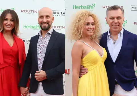 Anca Țurcașiu și Cristian Georgescu, fostul soț, prezenți la aceeași petrecere. Medicul a apărut cu iubita blondă, iar vedeta - cu „sufletul ei pereche”