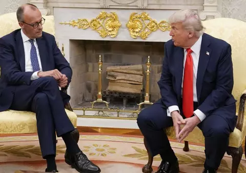 Friedrich Merz, invitatul de care Donald Trump a uitat: „Poate cineva are o întrebare pentru el?” | VIDEO