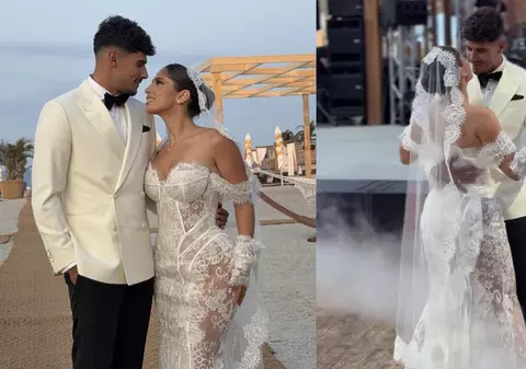 Imagini de la nunta lui Florinel Coman. Mirel Rădoi a fost naș, iar Gigi Becali s-a aflat printre invitați: „Mi-a adus 6 milioane de euro”