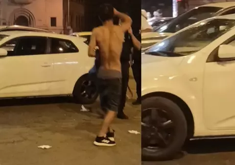 Un bărbat din Ploiești, beat și nervos, a atacat o mașină: „vezi că ți-a zgâriat mașina cu cuțitul"