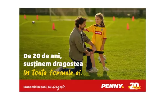 Două decenii de apropiere de români inspiră noua platformă PENNY: Forme de dragoste