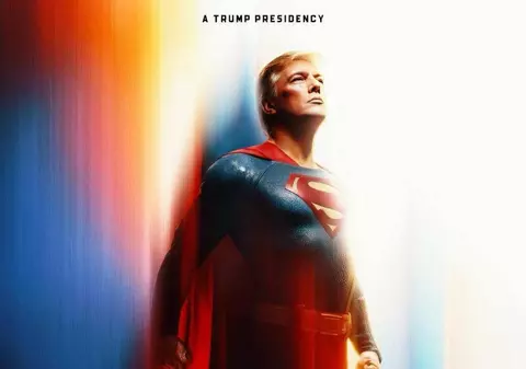 Donald Trump, în costum de Superman. Cum arată președintele SUA în hainele supereroului: „Simbolul speranței”