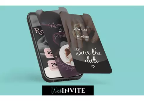 Invitatii de nuntă digitale: Soluția modernă care a cucerit cuplurile din România