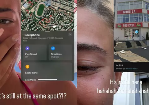 O vedetă de pe TikTok și-a găsit telefonul furat într-un magazin de mobilă din Botoșani: „Nu am fost niciodată în România!”
