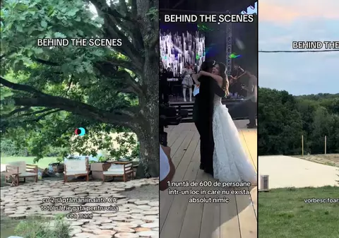 Un mire din Iași a construit de la zero spațiul pentru nunta cu 600 de invitați, în pădure: „Nu exista absolut nimic”