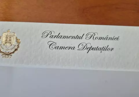 Cărţile de vizită se fac cu foiţă de aur și se decontează prin protocol, la Parlament. O sută de bucăţi costă 310 lei: „Am fost un pic şocat”