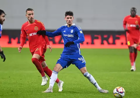 Ucrainenii au scris „Diavolul Blănuță” pe un banner și au aruncat cu obiecte în timpul meciului Obolon-Dinamo Kiev