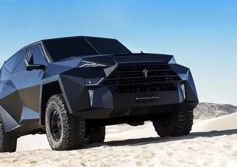 Cum arată cel mai scump SUV din lume. Cântărește 6 tone, are viteză de autocar și costă cât un bloc