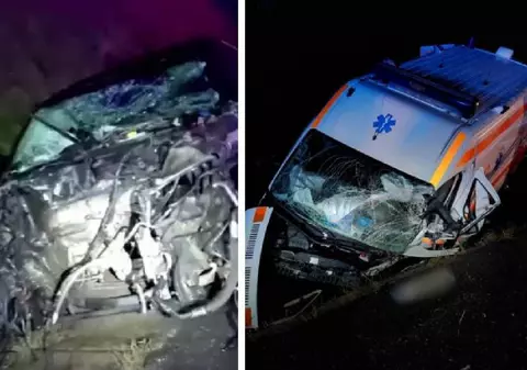 O femeie a murit în urma accidentului din Cluj în care a fost implicată o ambulanță