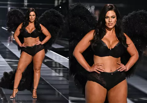 Modelul plus-size care a impresionat la Victoria's Secret Fashion Show 2025. Ashley Graham a purtat lenjerie intimă neagră