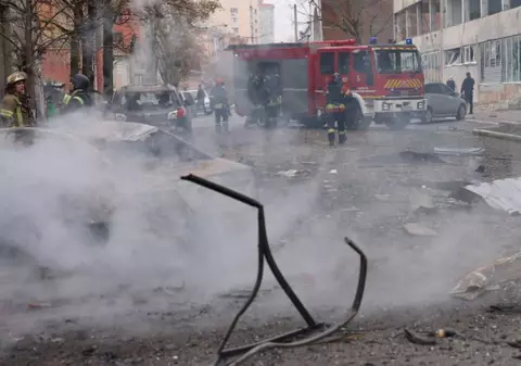 Rusia a lovit cu drone o grădiniță din Harkov plină cu copii, după atacul masiv din Kiev. Un om a murit