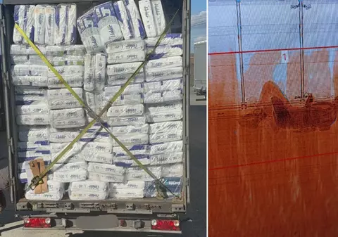 Scanerele au detectat o anomalie într-un camion plin cu scutece, la granița cu România. Vameșii au chemat imediat poliția