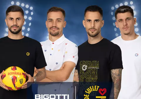 Bigotti celebrează Generația de Suflet printr-o colecție specială dedicată Echipei Naționale de Fotbal a României