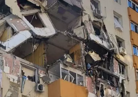 Imagini de groază după explozia dintr-un bloc din Rahova, în București