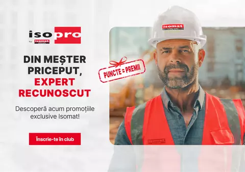 ISOMAT lansează clubul IsoPro by Isomat – sprijinul dedicat profesioniștilor din construcții