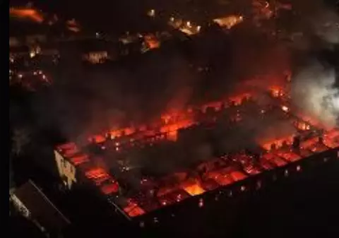 O mănăstire istorică, veche de 400 de ani, a fost distrusă de un incendiu puternic: „O catastrofă, pagube imposibil de calculat”