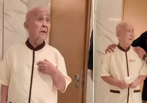 La 91 de ani, un om de serviciu din Singapore lucrează 12 ore pe zi: val de reacții pe Instagram | VIDEO