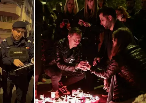 Organizatorul marșului de comemorare Colectiv, amendat de Jandarmeria Română pentru că mai mulți oameni încă aprindeau lumânări după ora 23.00