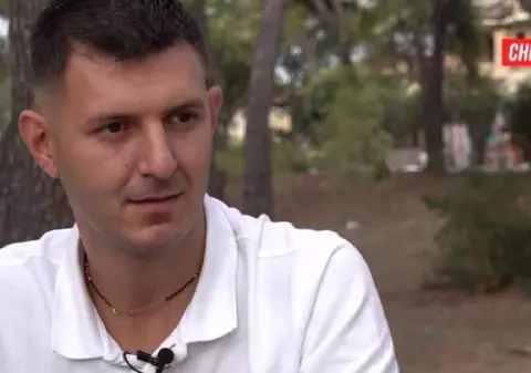 Un tânăr român s-a întâlnit pentru prima dată cu tatăl său biologic. Momentul emoționant, filmat de televiziunea italiană. „Nu te-am căutat, mi-e rușine”