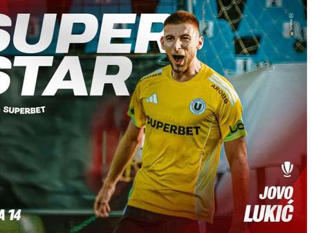 Lukic a readus victoria la Cluj și e jucătorul etapei a 14-a în Superliga