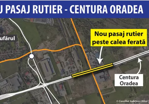 S-a semnat contractul pentru construirea unui pasaj rutier suprateran pe Centura Oradea. Acesta valorează 37,3 milioane lei, fără TVA, prin PNRR