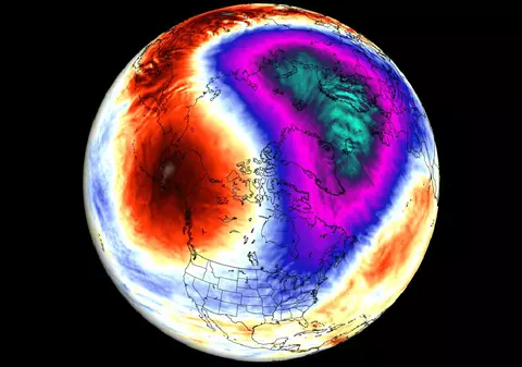 Vortexul polar perturbat și o anomalie de presiune vor aduce zăpadă și ger în Europa