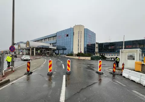 Acces interzis cu mașina la terminalul Plecări de la Aeroportul Henri Coandă din Otopeni. Traseele au fost reconfigurate din cauza lucrărilor la metrou