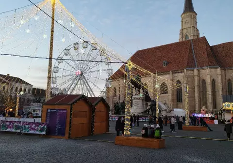 Târgul de Crăciun din Cluj se închide în ultima zi a anului: „Vino să simți spiritul sărbătorilor cât încă mai poți!”