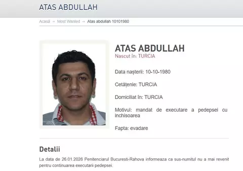 Abdulah Atash, turcul care l-a omorât pe polițistul Gheorghe Ionescu de la Brigada Rutieră, a evadat din închisoare