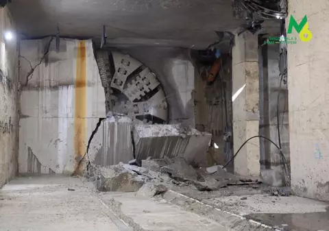 Magistrala 6 prinde contur: scutul de forare „Sfânta Maria” a ajuns la viitoarea stație de metrou Gara Băneasa