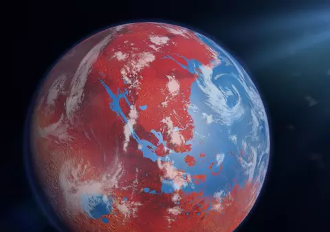 Planeta Marte a avut o mare de dimensiunea Oceanului Arctic, care a secat, arată un nou studiu: „Apa ar fi putut forma sisteme conectate pe distanțe vaste”