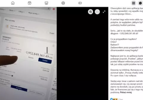 Un bărbat din Polonia s-a trezit cu o datorie de 462.000.000 de euro în cont: „Ce am făcut, am cumpărat o fregată?”