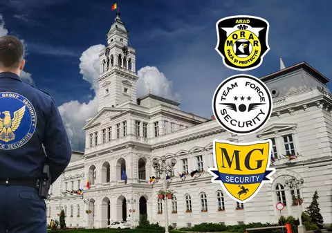 Cine deține firmele de pază pe care Primăriile Arad și Constanța le plătesc cu milioane de euro: oameni cu lipici la PNL, foști polițiști și un condamnat pentru furt 