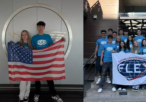 Un elev din Craiova e dat pe spate de profesorii de la liceul din America unde învață pentru un an: „Fac mai mult decât strictul necesar”