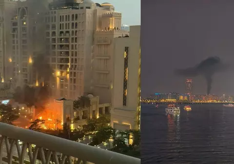 O rachetă iraniană a lovit în Dubai, lângă Burj Khalifa. În hotelurile luxoase din zonă se cazează turiști ruși