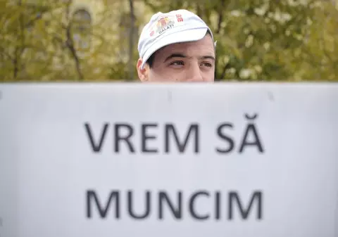 Siderurgiștii din Galați protestează: Liberty are datorii de 1.000.000.000 de euro, iar ei nu și-au mai primit salariile din octombrie