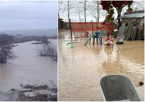 A început sezonul inundațiilor în România: 21 de localități din 5 județe sunt sub ape. Gospodării izolate și drumuri blocate