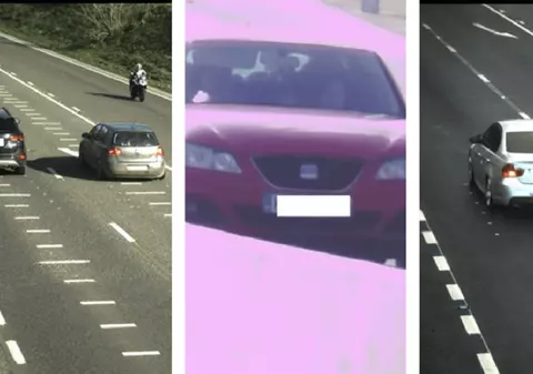 Un român conducea un autoturism cu plăcuțe de înmatriculare clonate, în Marea Britanie: trei mașini diferite, aceeași plăcuță