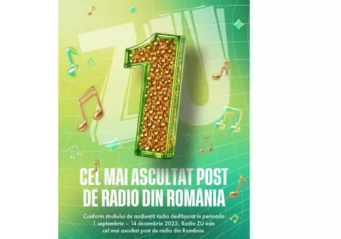 Radio ZU este cel mai ascultat post de radio din România