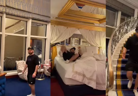 Un vlogger român s-a cazat la Burj al Arab și a făcut turul camerei de peste două mii de euro: „Să fie totul de aur”