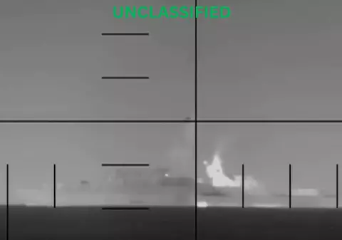 VIDEO Momentul în care un submarin american distruge o fregată iraniană, în Oceanul Indian