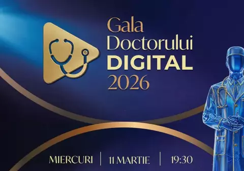 Gala Doctorului Digital 2026, prima ediție. Premiem medicii care educă și ajută România în online