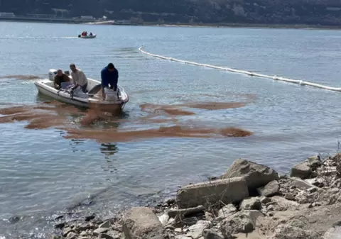 Poluare accidentală pe fluviul Dunărea, în zona Turnu Măgurele. Anunțul Apelor Române